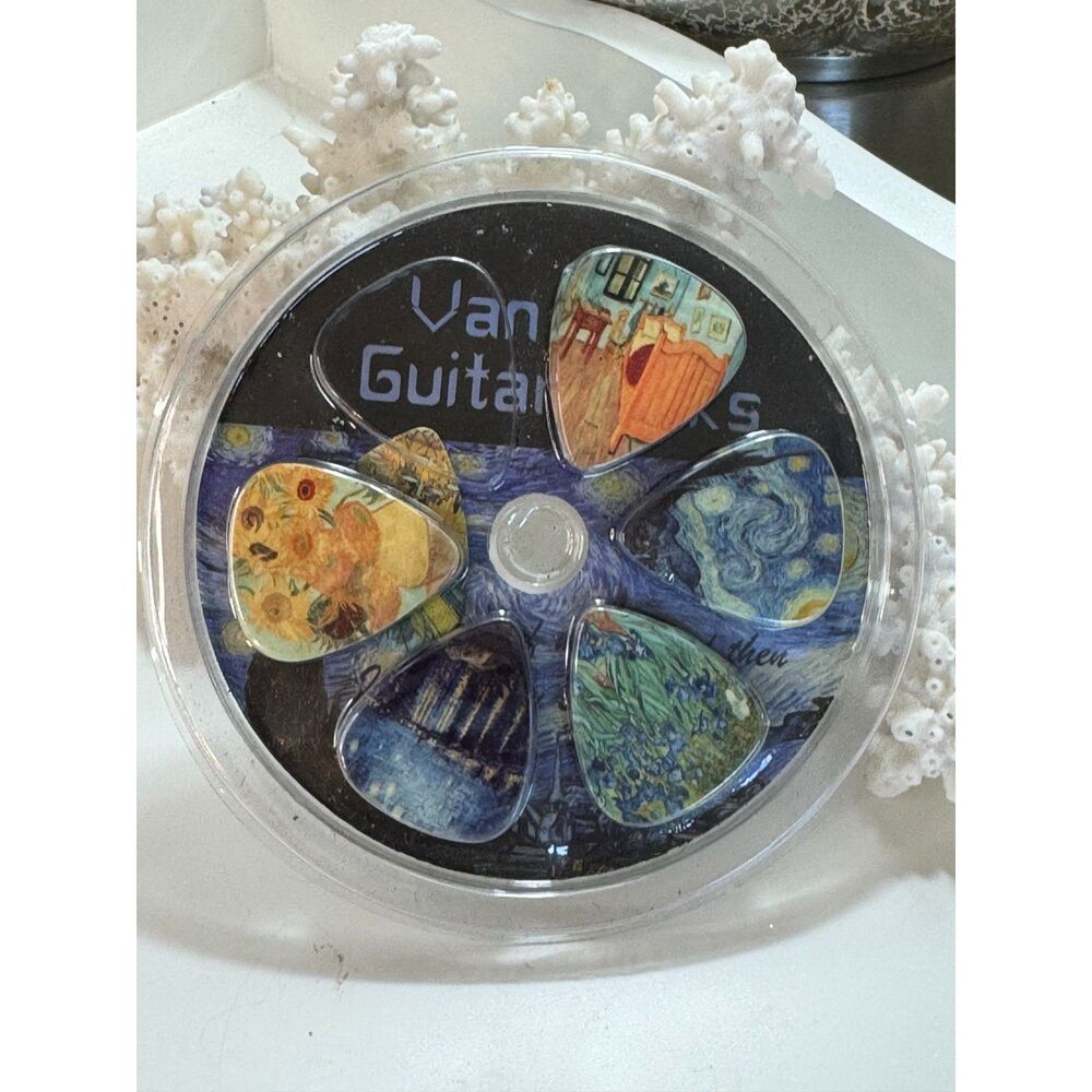 6 brand new Van Gogh guitar picks